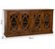 Buffet, Meuble De Rangement En Bois Avec 4 Portes Coloris Marron - L. 180 X P. 40 X H. 90 Cm