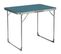 Table De Jardin Pliante En Aluminium Coloris Gris, Bleu - L. 80 X P. 60 X H. 70 Cm