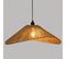 Lampe Suspendue, Suspension Luminaire Coloris Beige - L. 47 X P. 20 X H. 58  Cm