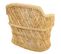 Canapé Enfant En Bambou Coloris Naturel - Longueur 62 X Profondeur 30 X Hauteur 48,5 Cm