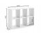 Etagere Blanche 120 X 80 X 38 Cm