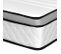 Matelas A Ressorts Ensaches - Marie + 4 Cm Memoire - 90x190 H 26 Cm - Accueil Moelleux - Ferme