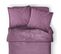 Housse De Couette Figue - 100% Coton 57 Fils - 240 X 260 Cm - Violet