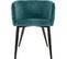 Fauteuil En Velours Marlo - Bleu Canard