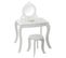 Coiffeuse Enfant Avec Tabouret Demoiselle - Blanc