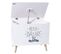 Coffre De Rangement Enfant Petit Bazar - L. 58 X H. 38 Cm - Blanc