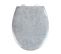 Abattant Wc Effet Marbre Concrete - Abaissement Automatique - Duroplast - Gris