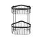 Etagère D'angle Murale De Douche Indus Classic - L. 23 X H. 33 Cm - Noir