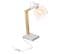 Lampe De Bureau Inclinable En Bois Et Métal - H.38 Cm - Blanc