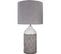 Lampe à Poser Ethnique Terra - H. 57 Cm - Gris