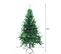 Sapin De Noël Artificiel - 650 Branches Épaisses - Modèle Tallinn - H. 180 Cm - Vert