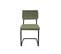 Lot De 2 Chaises Cantilevers Design Effet Velours Keen - Vert