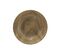 Lot 6x Assiette Creuse Design Bois Mood - Diam. 20 Cm - Marron