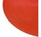 Lot 6x Set De Table Tressé Rond - Diam. 38 Cm - Rouge