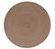 Lot 6x Set De Table Tressé Rond - Diam. 38 Cm - Taupe