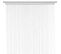 Lot 2x Rideau Fils - 90 X 200 Cm - Blanc