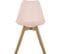 Lot De 4 Chaises Design Scandinave Baya - Rose Poudré