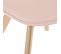 Lot De 4 Chaises Design Scandinave Baya - Rose Poudré