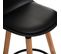 4 Tabourets De Bar Scandi Maxon - H. 92 Cm - Noir