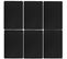 Lot De 6 Sets De Table Rectangulaire Tenor - 45 X 30 Cm - Noir