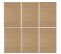 Lot De 6 Sets De Table En Bambou Rectangulaire - 45 X 30 Cm