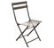 Lot De 4 Chaises Pliantes En Métal Greensboro - Gris Tonka