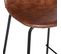 Lot De 2 Chaises De Bar Vladi - Marron