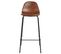 Lot De 2 Chaises De Bar Vladi - Marron