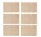 Lot De 6 Sets De Table Maha En Coton - Longueur 45 Cm X Largeur 30 Cm - Beige