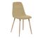 Lot De 4 Chaises Roka - Jaune Moutarde