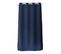 Lot De 2 Rideaux Unis Occultants Avec Oeillets - 140 X 240 Cm - Bleu Marine