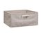 Lot De 12 Boites De Rangement En Tissu L.31 X H. 15 Cm - Beige Chiné