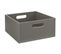 Lot De 2 Boîtes De Rangement Carrée En Mdf - L. 31 X H. 15 Cm - Vert De Gris