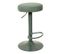 Lot De 2 Tabourets De Bar Mumford Hauteur Réglable En Similicuir - Vert