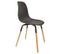 Lot De 4 Chaises Scandinave Phenix En Polypropylène Et Métal - Noir