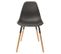 Lot De 4 Chaises Scandinave Phenix En Polypropylène Et Métal - Noir