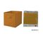 Lot De 12 Cubes De Rangement Pliables En Polypropylène Avec Poignée - 30x30x30cm - Jaune Ambre