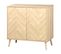 Buffet 2 Portes Shelby En Bois Avec Système D'ouverture Push Pull - Beige