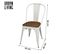 Chaise Vintage Liv H84 Cm - Blanc