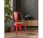 Chaise Vintage Liv H84 Cm - Rouge