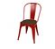 Chaise Vintage Liv H84 Cm - Rouge