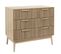 Commode 3 Tiroirs Saulk En Bois - Marron