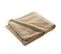 Plaid Beli - Bouclette Unie - 125 X 150 Cm - Beige