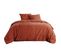 Parure De Lit Grana - 100% Coton - 240 X 260 Cm - Terracotta