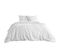 Parure De Lit Grana - 100% Coton - 240 X 260 Cm - Blanc