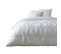 Parure De Lit Lynn - 100% Coton - 240 X 260 Cm - Blanc