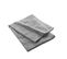 Drap De Douche Ocala - Eponge Ciselée Unie 450 G/m² - 70 X 130 Cm - Gris Clair