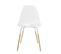 Chaises Scandinave Phenix En Plastique Et Métal - Transparent