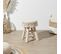 Tabouret Bohème - Hauteur 40 Cm - Beige