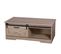 Table Basse New York 1 Porte Coulissante - Marron